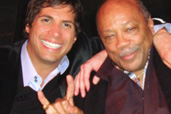 Joe Francis and Quincy Jones